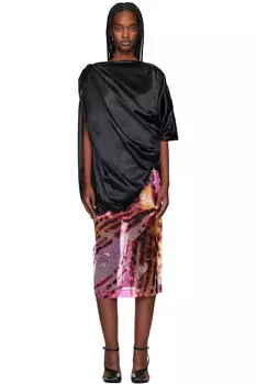 Шёлковая блузка Dries Van Noten, черный