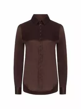 Шёлковая блузка Saint Laurent