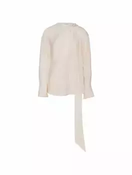 Шёлковая блузка Victoria Beckham, белый