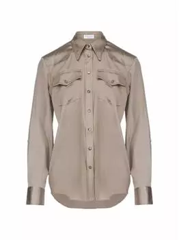 Шёлковая рубашка Brunello Cucinelli