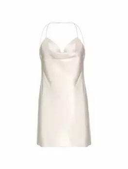 Шёлковое платье мини Saint Laurent