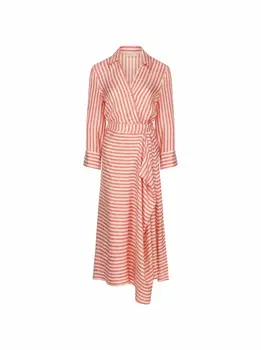 Шёлковое платье-рубашка AGNONA