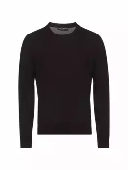 Шёлковый джемпер Dolce&Gabbana, черный