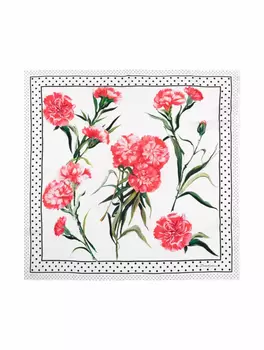 Шёлковый платок с принтом Dolce&Gabbana