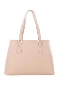 Шопер, эмблема, искусственная кожа, женский Valentino by Mario Valentino, бежевый