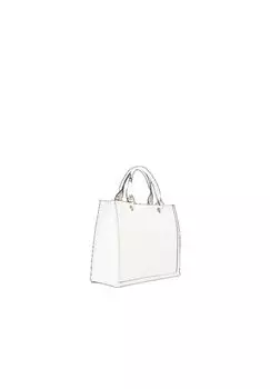 Шопер, искусственная кожа, эмблема, женский Valentino by Mario Valentino, цвет Bianco