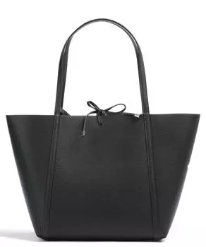 Шопер из искусственной кожи Armani Exchange, черный