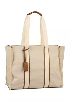 Шопер на молнии, кулон, женский TOM TAILOR, цвет Mixed Beige