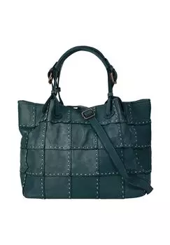 Шопер, натуральная кожа, сделано в Италии Samantha Look, синий