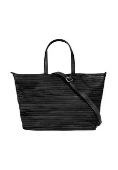 Шопер, натуральная кожа, сделано в Италии Samantha Look, черный