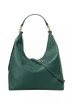 Шопер, натуральная кожа, сделано в Италии Samantha Look, зеленый