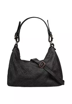 Шопер, натуральная кожа, сделано в Италии Samantha Look, черный