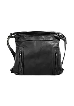 Шопер, натуральная кожа, сделано в Италии Samantha Look, черный