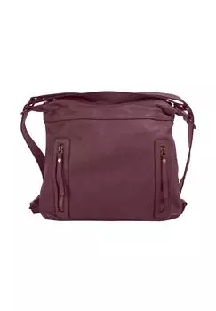 Шопер, натуральная кожа, сделано в Италии Samantha Look, цвет Bordeaux