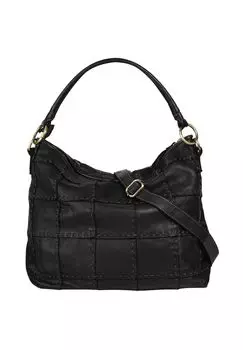 Шопер, натуральная кожа, сделано в Италии Samantha Look, черный