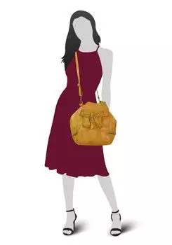 Шопер, натуральная кожа, сделано в Италии Samantha Look, желтый