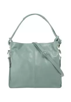 Шопер, натуральная кожа, сделано в Италии Samantha Look, мята