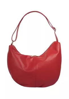 Шопер, натуральная кожа, сделано в Италии Samantha Look, красный