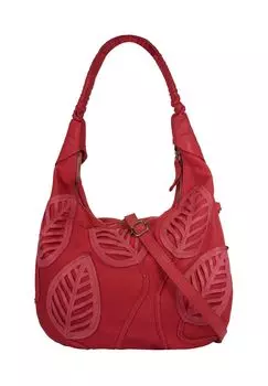 Шопер, натуральная кожа, сделано в Италии Samantha Look, красный