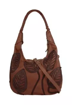 Шопер, натуральная кожа, сделано в Италии Samantha Look, цвет Cognac