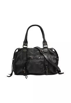 Шопер, натуральная кожа, сделано в Италии Samantha Look, черный