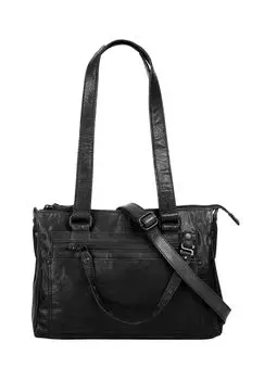 Шопер, натуральная кожа SPIKES & SPARROW, черный