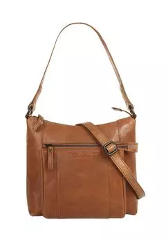 Шопер, натуральная кожа SPIKES & SPARROW, цвет Cognac