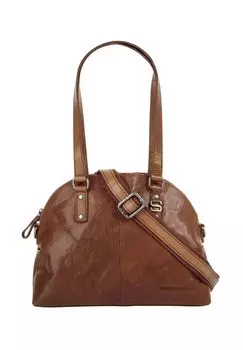 Шопер, натуральная кожа SPIKES & SPARROW, цвет Cognac