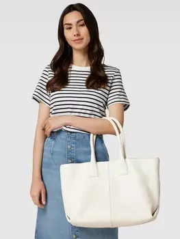 Шопер с деталями на этикетке, модель «Челси» LIEBESKIND BERLIN, молочный