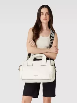 Шопер с деталями на этикетке, модель "Сиена" LIEBESKIND BERLIN, молочный