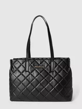 Шопер с стегаными швами, модель "OCARINA" Valentino, черный