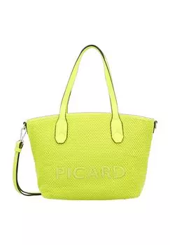 Шопер, с вышивкой, на плечо, женский PICARD, цвет Lime