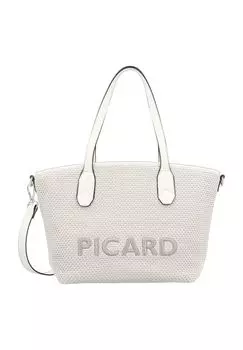 Шопер, с вышивкой, на плечо, женский PICARD, цвет Shark