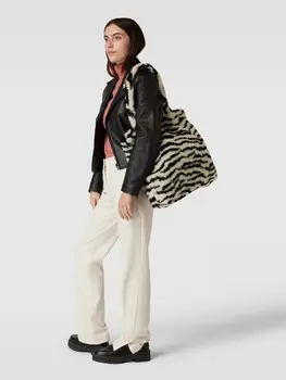 Шопер со сплошным узором, модель «Арктика» WOUF, черный