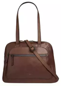 Шопер Zanzibar, натуральная кожа Sansibar, цвет Cognac