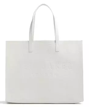 Шоппер Allicon из искусственной кожи Ted Baker, белый