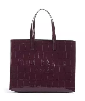 Шоппер allicon из искусственной кожи Ted Baker, фиолетовый