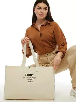 Шоппер BAGmori Shopper, цвет Creme