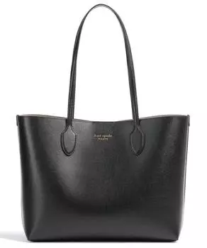 Шоппер Bleecker из сафьяновой кожи Kate Spade New York, черный