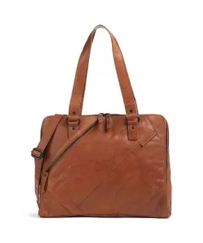 Шоппер bronco 15 из зерненой кожи Spikes & Sparrow, коричневый