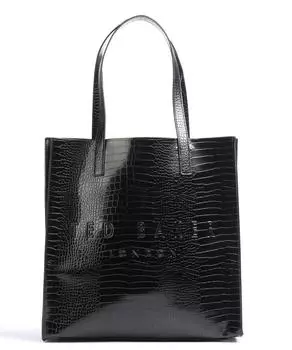Шоппер Croccon из искусственной кожи Ted Baker, черный
