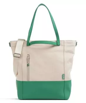 Шоппер Fiorella FI200 хлопок, искусственная кожа Zwei, бежевый