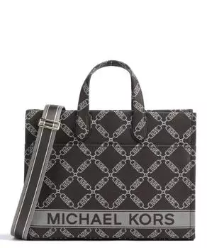шоппер Gigi из хлопка Michael Kors, коричневый