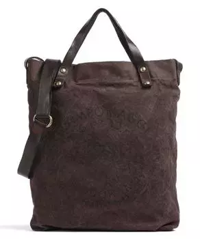 Шоппер хлопок Campomaggi, коричневый