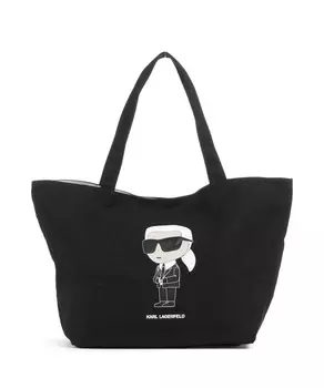 Шоппер k/ikonik 2.0 хлопок Karl Lagerfeld, черный
