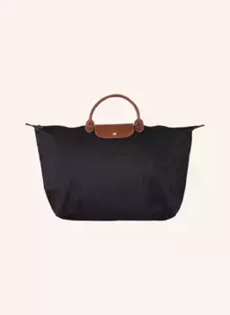 Шоппер le pliage large Longchamp, черный