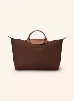 Шоппер le pliage large Longchamp, коричневый