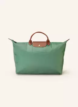 Шоппер le pliage large Longchamp, зеленый