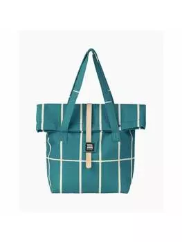 Шоппер Marimekko, цвет petrol | beige