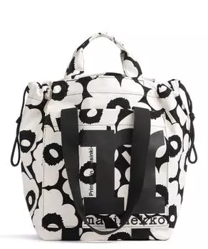 Шоппер Mono city unikko из хлопка Marimekko, белый